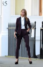 MILLIE MACKINTOSH on the Set of a Photoshoot in Chelsea 11/28/2016