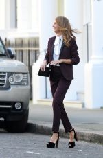 MILLIE MACKINTOSH on the Set of a Photoshoot in Chelsea 11/28/2016