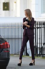 MILLIE MACKINTOSH on the Set of a Photoshoot in Chelsea 11/28/2016