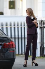 MILLIE MACKINTOSH on the Set of a Photoshoot in Chelsea 11/28/2016