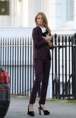 MILLIE MACKINTOSH on the Set of a Photoshoot in Chelsea 11/28/2016