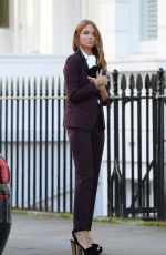 MILLIE MACKINTOSH on the Set of a Photoshoot in Chelsea 11/28/2016