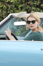MISCHA BARTON Driving Her Cadillac Out in West Hollywood 11/05/2016
