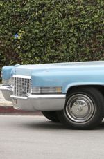 MISCHA BARTON Driving Her Cadillac Out in West Hollywood 11/05/2016