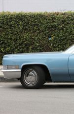 MISCHA BARTON Driving Her Cadillac Out in West Hollywood 11/05/2016