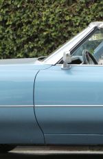 MISCHA BARTON Driving Her Cadillac Out in West Hollywood 11/05/2016