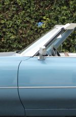 MISCHA BARTON Driving Her Cadillac Out in West Hollywood 11/05/2016