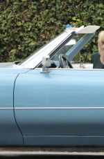 MISCHA BARTON Driving Her Cadillac Out in West Hollywood 11/05/2016