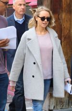 NAOMI WATTS on the Set of 