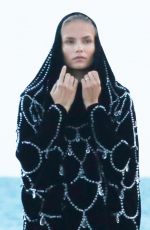 NATASHA POLY on the Set of a Photoshoota at a Beach in Miami 11/06/2016