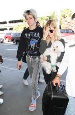 NICOLA PELTZ at LAX AIrport in Los Angeles 11/04/2016