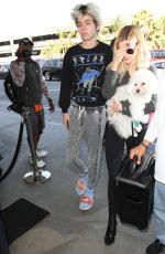 NICOLA PELTZ at LAX AIrport in Los Angeles 11/04/2016