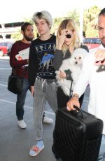 NICOLA PELTZ at LAX AIrport in Los Angeles 11/04/2016