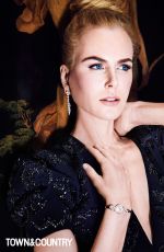 NICOLE KIDMAN in Town & Country, December 2016/January 2017 Issue