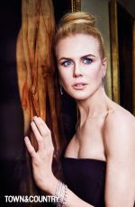 NICOLE KIDMAN in Town & Country, December 2016/January 2017 Issue