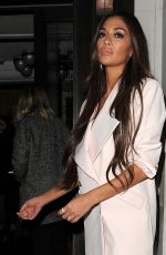 NICOLE SCHERZINGER Arrives at 34 Restaurant in Mayfair 11/12/2016