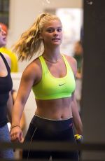 NINA AGDAL at Soulcycle Gym in  New York 11/16/2016