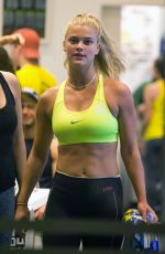 NINA AGDAL at Soulcycle Gym in  New York 11/16/2016