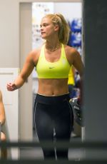 NINA AGDAL at Soulcycle Gym in  New York 11/16/2016
