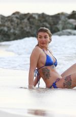 OLIVIA BUCKLAND in Bikini at a Beach in Barbados 10/31/2016