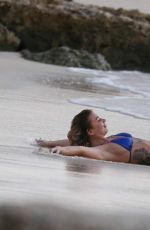OLIVIA BUCKLAND in Bikini at a Beach in Barbados 10/31/2016