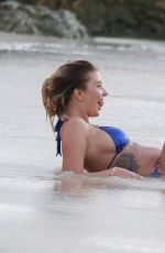 OLIVIA BUCKLAND in Bikini at a Beach in Barbados 10/31/2016