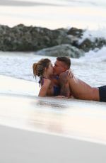 OLIVIA BUCKLAND in Bikini at a Beach in Barbados 10/31/2016