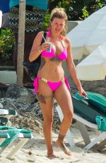 OLIVIA BUCKLAND in Bikini on the Beach in Barbados 11/04/2016