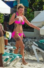 OLIVIA BUCKLAND in Bikini on the Beach in Barbados 11/04/2016
