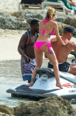 OLIVIA BUCKLAND in Bikini on the Beach in Barbados 11/04/2016