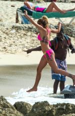OLIVIA BUCKLAND in Bikini on the Beach in Barbados 11/04/2016