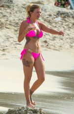 OLIVIA BUCKLAND in Bikini on the Beach in Barbados 11/04/2016