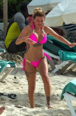 OLIVIA BUCKLAND in Bikini on the Beach in Barbados 11/04/2016