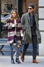 OLIVIA PALERMO Out in New York 11/12/2016