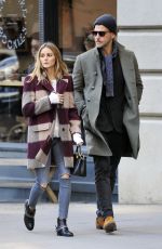 OLIVIA PALERMO Out in New York 11/12/2016