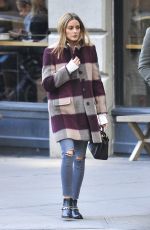 OLIVIA PALERMO Out in New York 11/12/2016