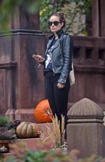 OLIVIA WILDE Out and About in Brooklyn 11/03/2016