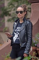 OLIVIA WILDE Out and About in Brooklyn 11/03/2016