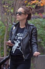 OLIVIA WILDE Out and About in Brooklyn 11/03/2016