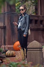 OLIVIA WILDE Out and About in Brooklyn 11/03/2016