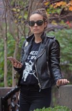 OLIVIA WILDE Out and About in Brooklyn 11/03/2016