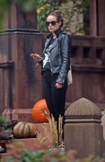 OLIVIA WILDE Out and About in Brooklyn 11/03/2016