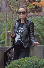 OLIVIA WILDE Out and About in Brooklyn 11/03/2016