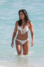 PADMA LAKSHMI in Bikini at a Beach in Miami 11/19/2016