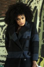 PEARL THUSI on the Set of Quantico in New York 11/04/2016