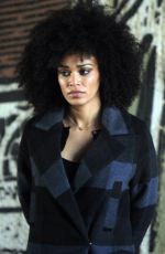 PEARL THUSI on the Set of Quantico in New York 11/04/2016