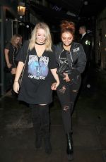 PERRIE EDWARDS and JESY NELSON Leaves Mews of Mayfair in London 11/19/2016