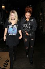 PERRIE EDWARDS and JESY NELSON Leaves Mews of Mayfair in London 11/19/2016