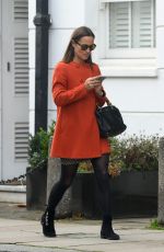 PIPPA MIDDLETON Out and About in London 11/15/2016