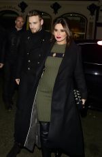 Pregnant CHERYL COLE Night Out in London 11/29/2016